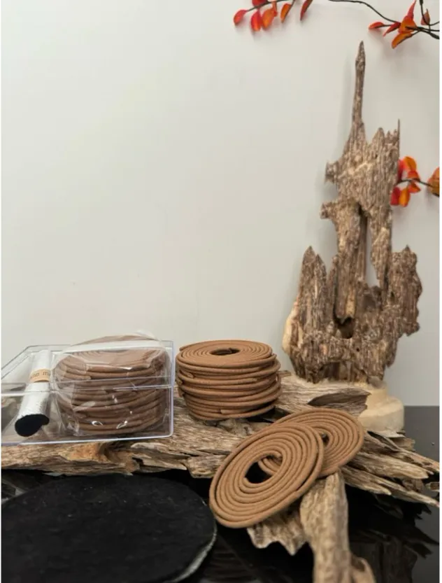 Agarwood Coil Incense – Natural Vietnamese Oud (2-Hour Burn | 46 Coils Box)